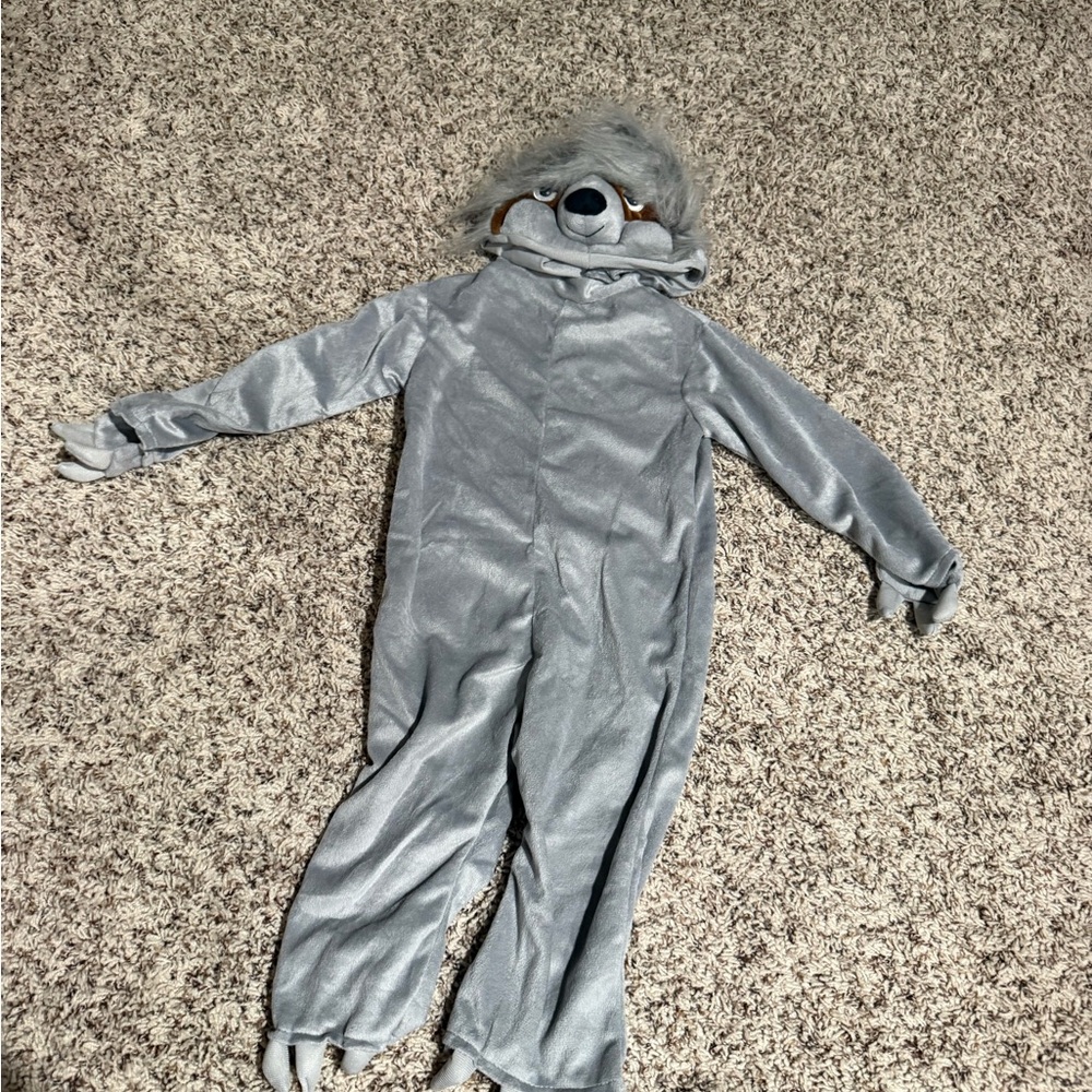 Gray sloth Costume Onesie